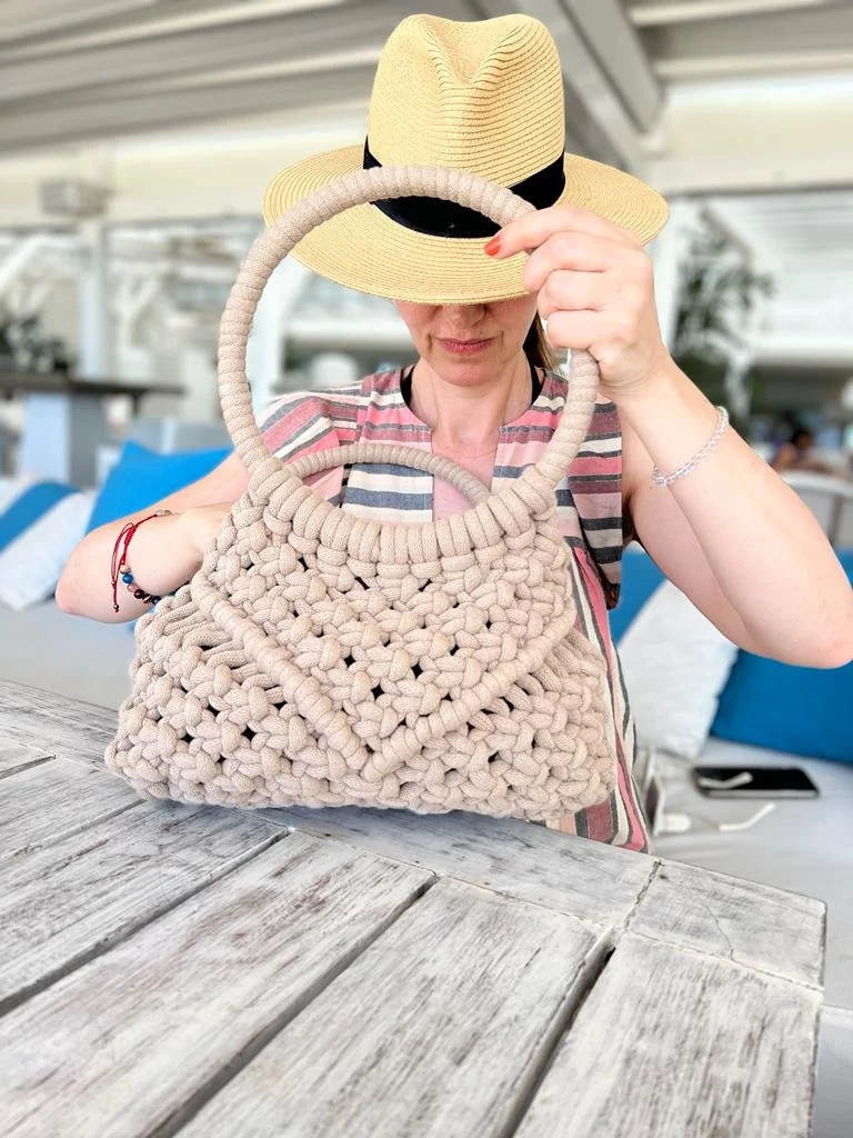 chita' designer bag macramé digital pattern & video tutorial